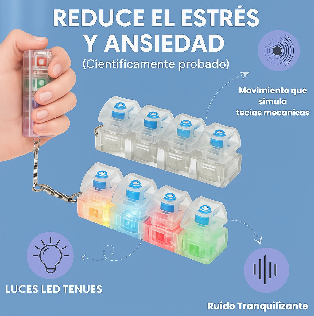 CalmShift - Mini Teclado Anti-Estrés