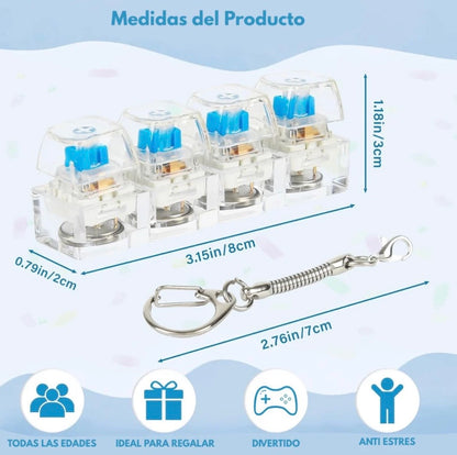 CalmShift - Mini Teclado Anti-Estrés